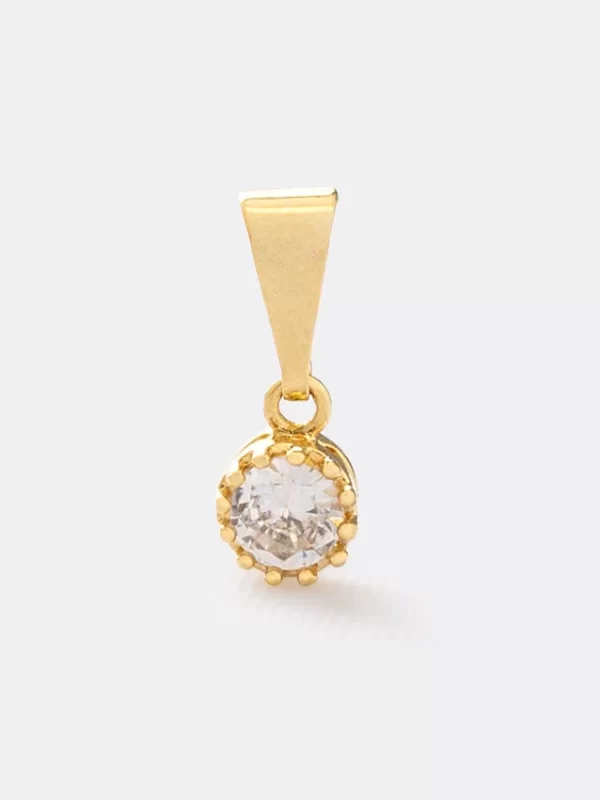 Circonia Mini Redonda Pequeña Cristal