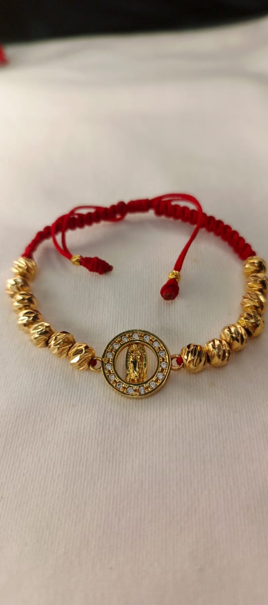 1748063575121 🙏 Pulsera Herraje Virgen de Guadalupe con Circonias ✨