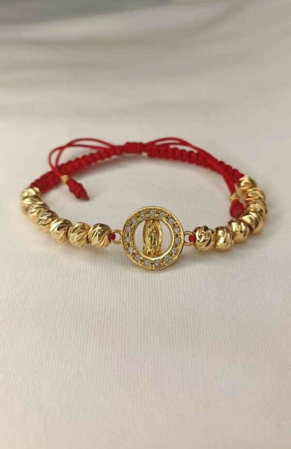 1748063575128 🙏 Pulsera Herraje Virgen de Guadalupe con Circonias ✨