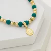 Rondel circonias x 3 4 mm Verde