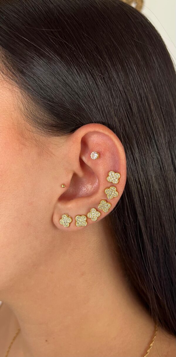 3 (10) Luck Clover 7 mm