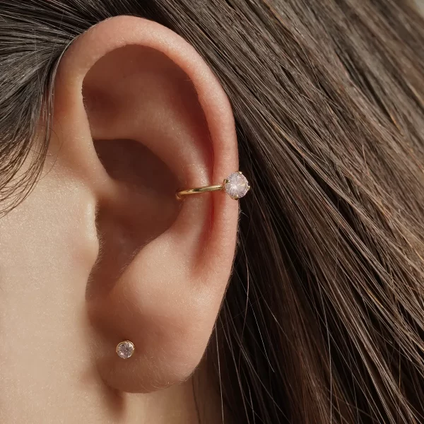 34034_2c Pearcing fake 1.4cm CRISTAL