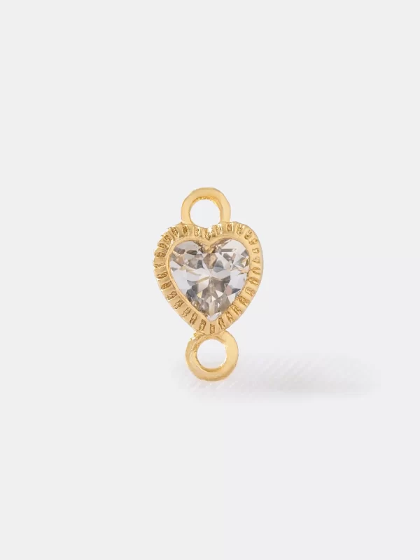 Corazón mini circonia