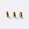 PERFIL (73) Rondel circonias x 3 4 mm Negro