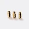 PERFIL (76) Rondel circonias 5mm x 3U NEGRO