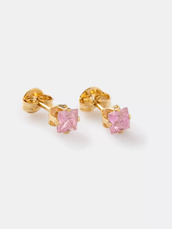 Topo Circon Cuadrado ROSA